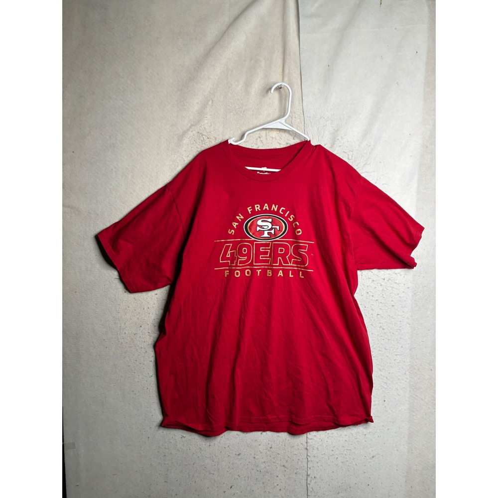 Fanatics San Francisco 49ers Football Graphic T-Shirt Red Mens XL